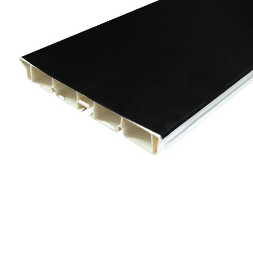 PVC Plinth black h100mm - 4m