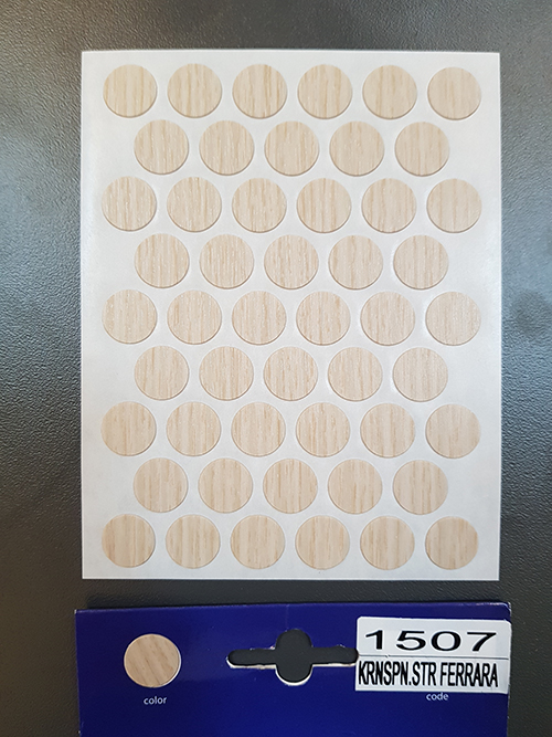 1507 Ferrara oak – Self adhesive covers ø14 mm