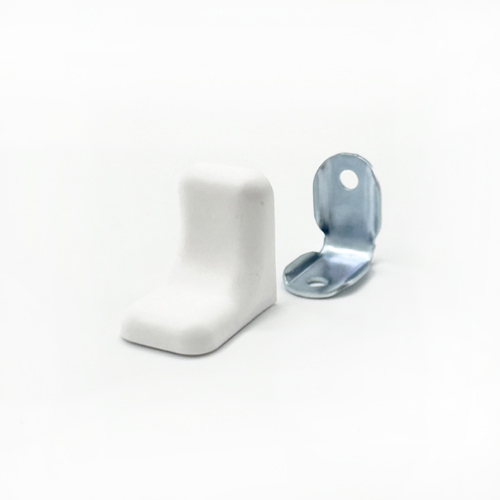 Евроъгъл Метал/Пвц 20 х 27х27мм БЯЛ