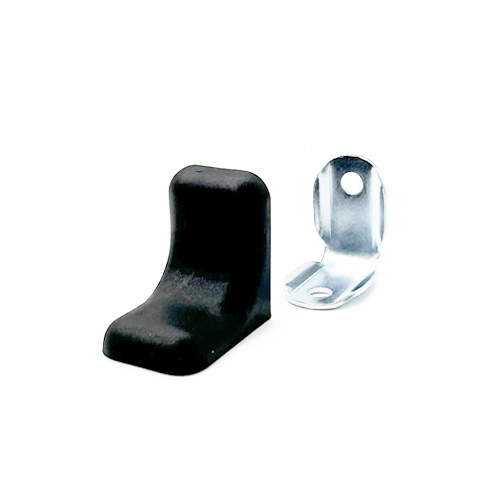 Сглобка евроъгъл Метал/Пвц 20 х 27х27мм Черен