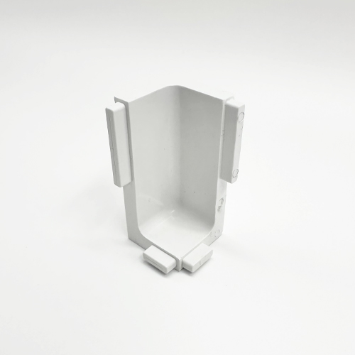 Inner corner L cover for bottom row without handle Matte White