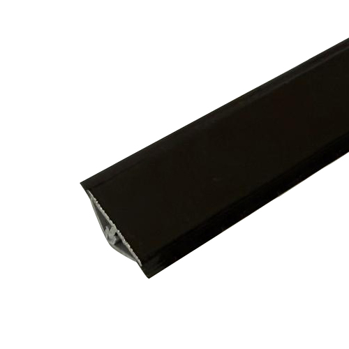 Водобран 1212 мини T (15x15) черен мат с черна гума - 4 метра