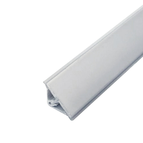 Водобран 1212 мини T (15x15) мат хром със сива гума - 4 метра