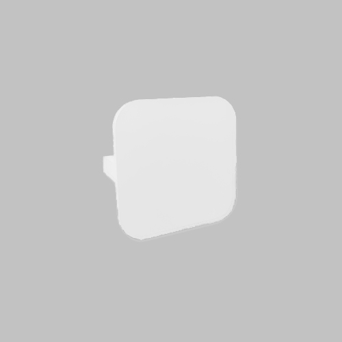 3041 Square Handle - 32mm White