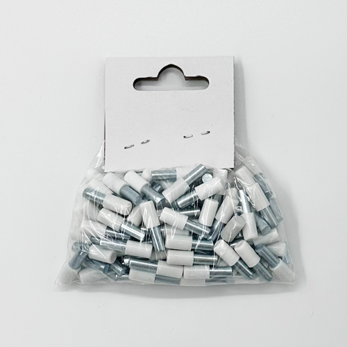 Рафтоносач ф5 метал+ПВЦ Бял (100 бр.)