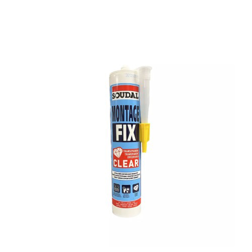 Монтажно лепило MONTAGE FIX CLEAR 280мл | SOUDAL