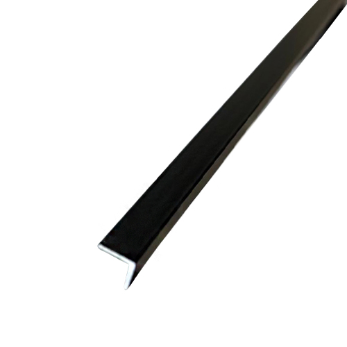 Алуминиев профил Г-образен 10х10мм черен 3м