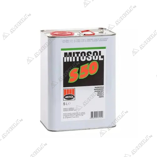 Почистващ препарат и разредител 5 л. MITOSOL S50