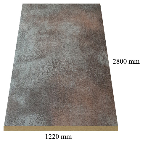 161 matte Premium Copper - PVC coated 18 mm MDF