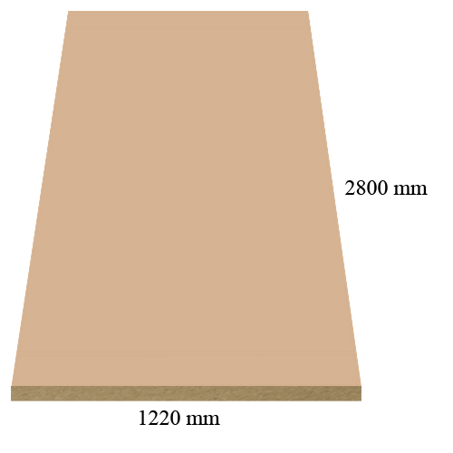 302 Капучино – кадифено супер мат  - 18 мм МДФ с ПВЦ покритие