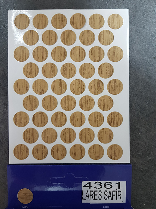 4361 Stone oak – Self adhesive covers ø14 mm