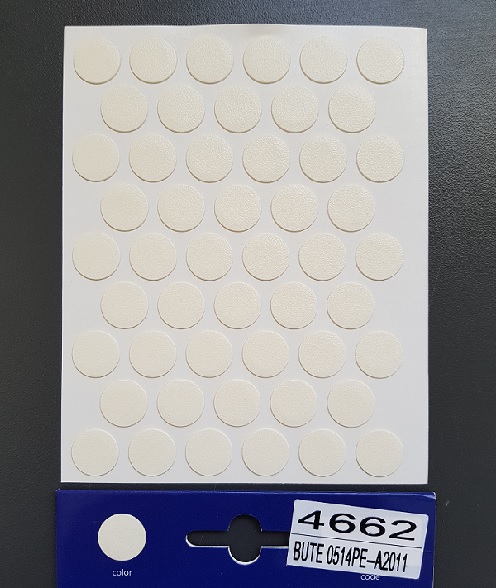 4662  Ivory  – Self adhesive covers ø14 mm
