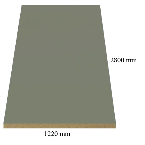 748 (305) супер мат Сиво кафе - 18 мм МДФ с ПВЦ покритие